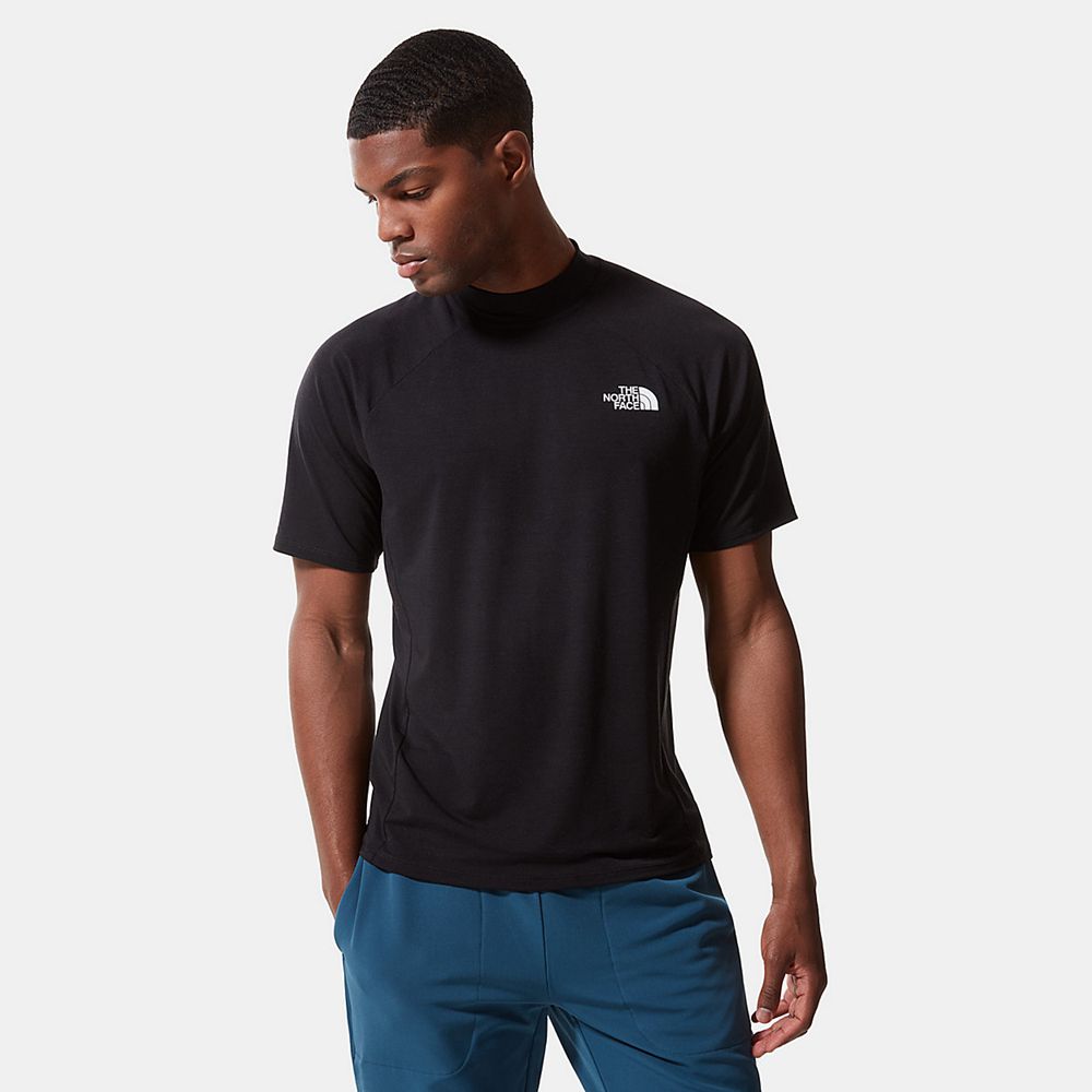 The North Face T-Shirts Mens Australia - The North Face Tekware Black Flashdry (IWT-431675)